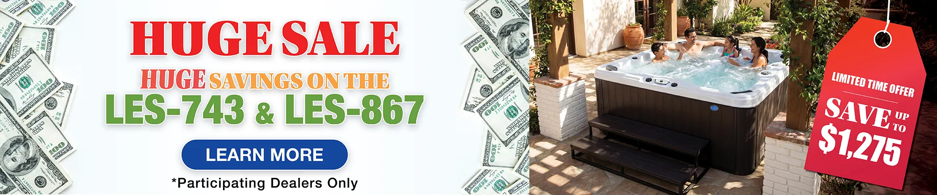 Calspas hot tub being used in a family setting - Gainesville